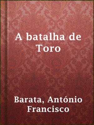 cover image of A batalha de Toro